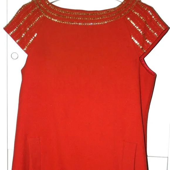 slim fit dress slacks La Porte Nell Dress in Metallic Gold main image 0